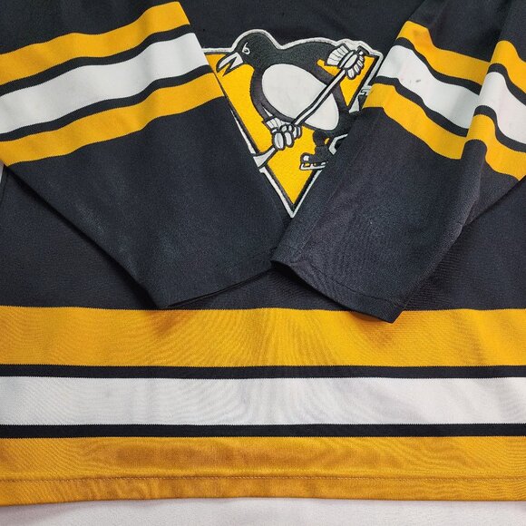 Vintage 80s Maska CCM Pittsburgh Penguins NHL Hockey Jersey (M) - Picture 6 of 9